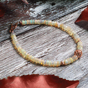 make opal birthstone bracelet
