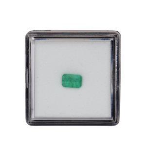 0.45cts Zambian Emerald 6x4mm Octagon 1pc (O)
