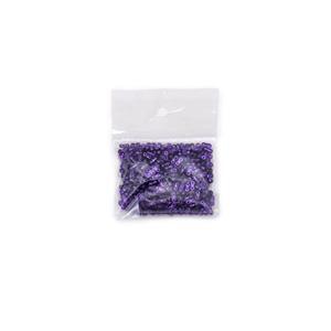Czech Infinity Beads, Crystal Purple Labrador 3x6mm (25g)