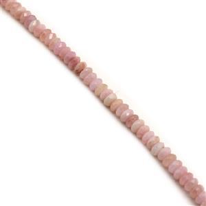 220cts Morganite Faceted Rondelles Approx 9x4.5mm, 38cm