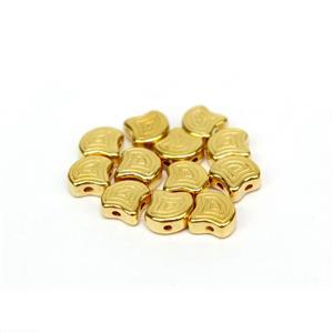 Cymbal Vlasios - Ginko Bead Substitutes - 24K Gold Plated (12pk)