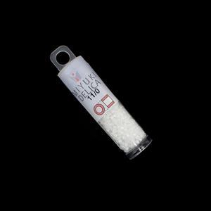 Miyuki Delica White Opal AB Seed Beads 11/0 (7.2GM/TB)