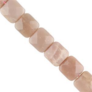 410cts Sunstone Faceted Squares Approx 18mm, 38cm Strand