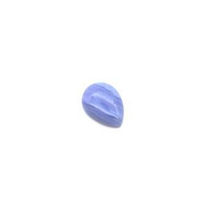 25cts Blue Lace Agate Pear Cabochon Approx 30x22mm, 1pc