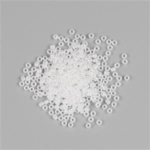 Miyuki White Ceylon Seed Beads 8/0 (22GM/TB)