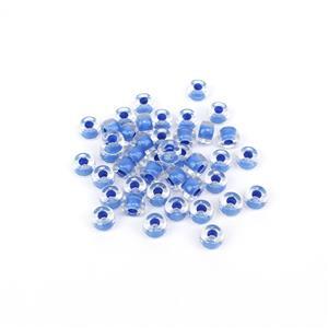 Preciosa Ornela Glass Beads, 9mm - Dark Blue Lined Crystal (50pk)