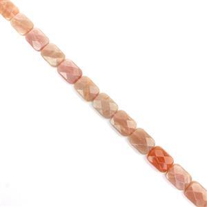 300cts Sunstone Faceted Rectangles Approx 20x15mm, 38cm Strand