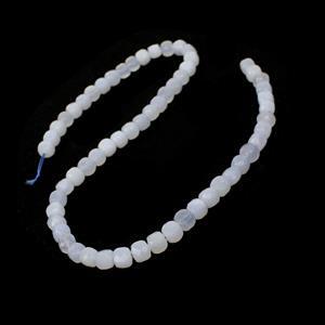 150cts White Chalcedony Faceted Cubes Approx 7mm, 38cm