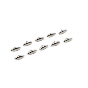 Cymbal Livari - 8/0 Bead Substitute - Antique Silver Plated (10pk)
